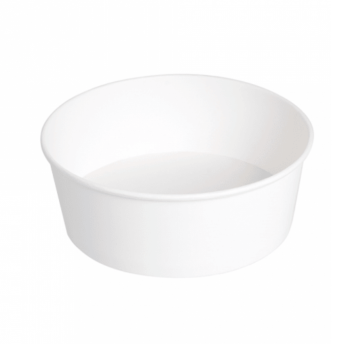 Boîte à salade en carton BLANC 1300 ml - carton de 300 unités