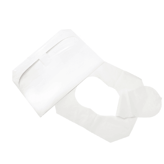 Couvre sièges WC  - 41 x 36 cm blanc papier - pack de 5000 unités