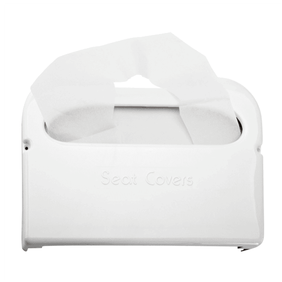Distributeur couvre sièges WC  - 41,5 x 29 x 6 cm ABS blanc