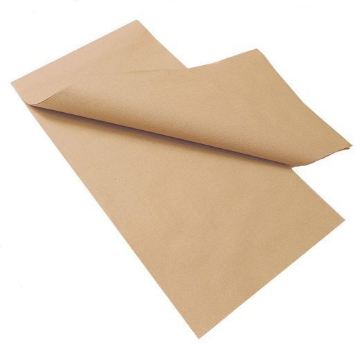 Nappe pliée kraft FEEL GREEN de 120 x 120 cm - Carton de 200 nappes