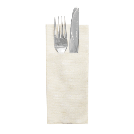Serviette non tissée Like-Linen Kangourou 33x40 cm CREME - carton de 700 unités