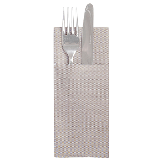 Serviette non tissée Like-Linen Kangourou 33x40 cm CHOCOLAT - carton de 700 unités