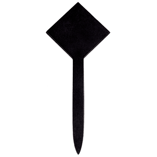 Pique en bois 23 cm avec ardoise ovale 9,7x9cm - pack de 30 unités