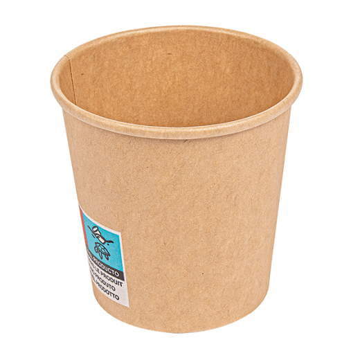 Gobelet en carton KRAFT 12 cl pour boissons chaudes et froides - carton de 1000 unités