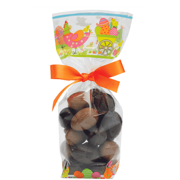 Sachet avec fond PP PICORETTE (PÂQUES) 120 x 275 mm - carton de 1000 unités