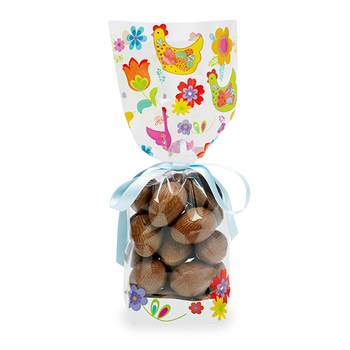 Sachet avec fond PP MÉLI MÉLO (PÂQUES) 100 x 220 mm - carton de 1000 unités