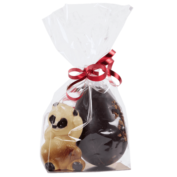 Sachet soufflet pour moulage (PÂQUES) 160 + (2x40) x 420 mm - carton de 100 unités