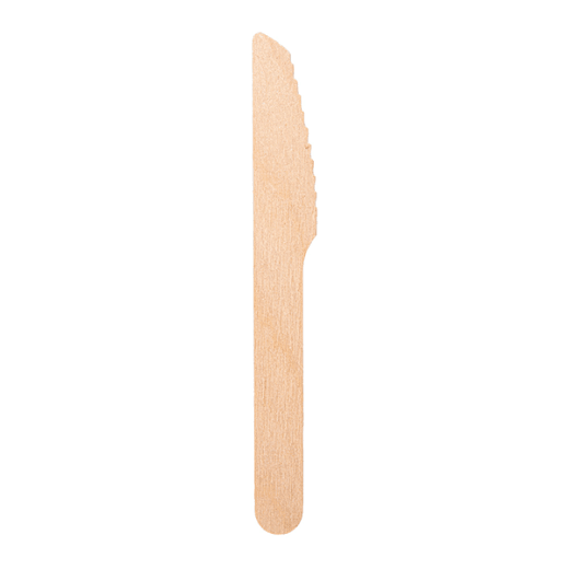Couteau en bois 14 cm - pack de 100 unités