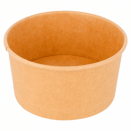 Pot à glace en carton neutre 150 ml - paquet de 50 unités