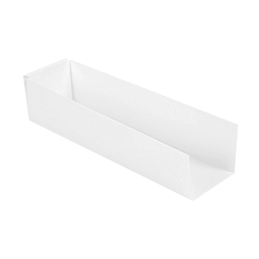 Pelles pour Hot Dog carton ondulé nano micro BLANCHE - 18 x 4.5 x 4 cm - carton de 1200 unités