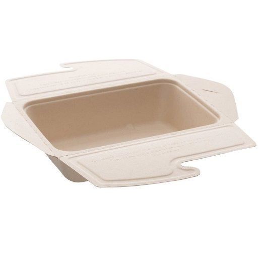 Boîte pour vente à emporter compostable 1000 ml - carton de 150 unités