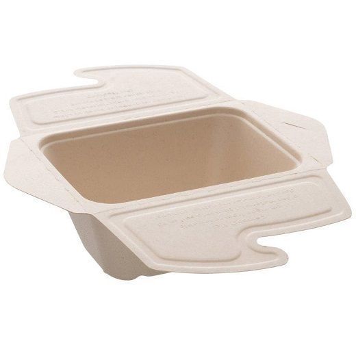 Boîte pour vente à emporter compostable 750 ml - carton de 200 unités