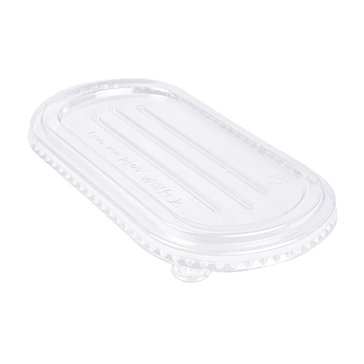 Couvercle pour lunch box 1000 ml  - PET - 21.6 x 13.1 x 1.3 cm - carton de 500 unités