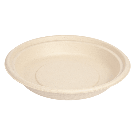 Bol rond en bagasse - Naturel - 700 ml - carton de 400 unités