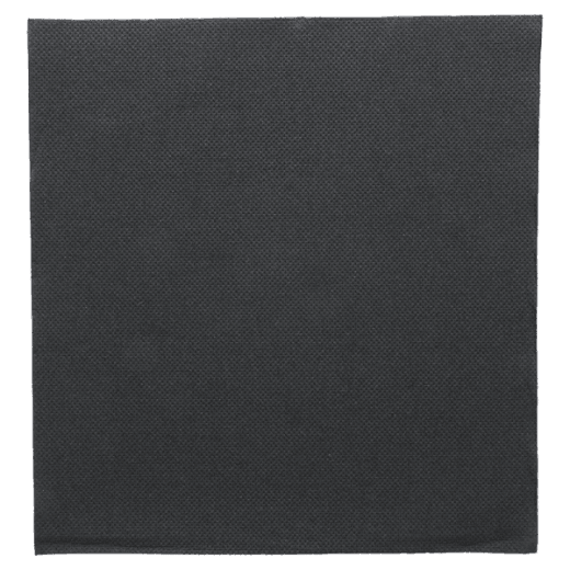 Serviette Double Point® 39x39cm NOIRE - Pack de 50 unités