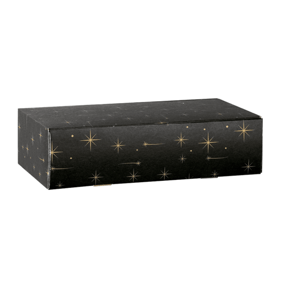Coffret pour 2 bouteilles 34x18.5x9cm Noir Constellations  - Carton 30 unités