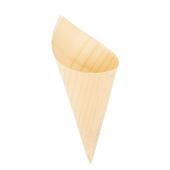 Cornet en bois de pin 20 cm - carton de 500 unités