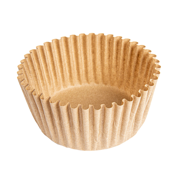 Caissettes à petits fours ingraissables kraft Ø 5cm x 2.7 cm (h) - pack de 1000 unités