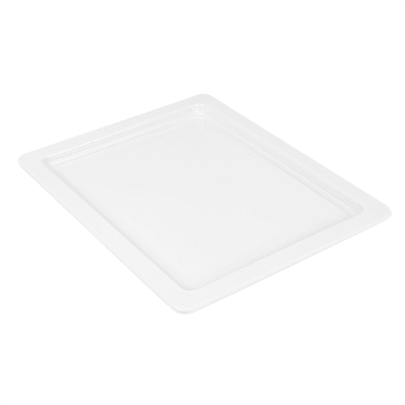 Bac Gastronorm en mélamine BLANC 1/2 - hauteur 2 cm - Carton de 6 unités