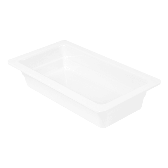 Bac Gastronorm en mélamine BLANC 1/3 - hauteur 6.5 cm - Carton de 6 unités