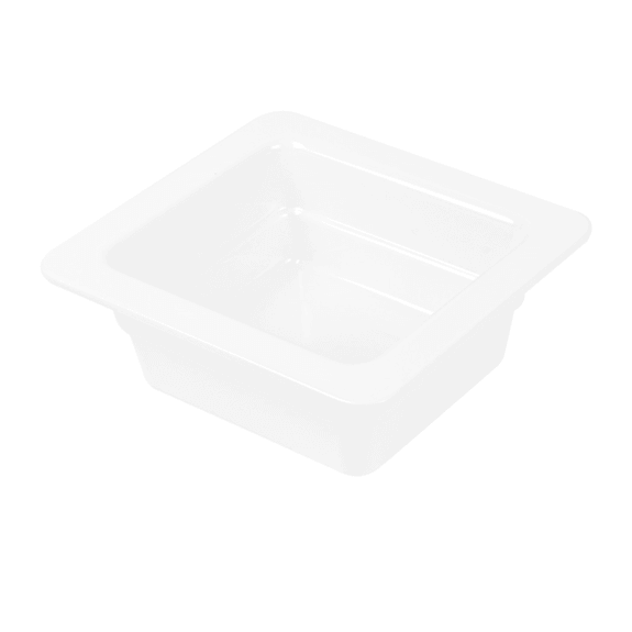 Bac Gastronorm en mélamine BLANC 1/6 - hauteur 6.5 cm - Carton de 6 unités