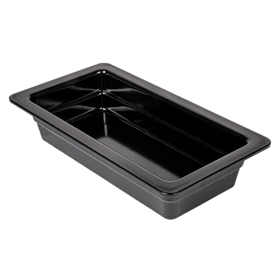 Bac Gastronorm en mélamine NOIR 1/3 - hauteur 6.5 cm - Carton de 6 unités