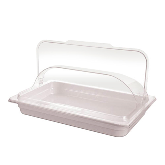 Couvercle basculant transparent en polycarbonate pour Bac Gastronorm 1/1 - vendu à l'unité
