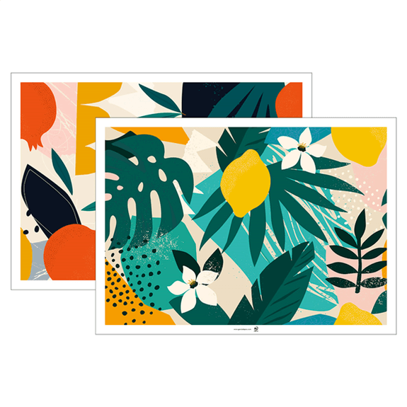 Set de table 31x43cm AMALFI assortiment - Carton de 2000 unités