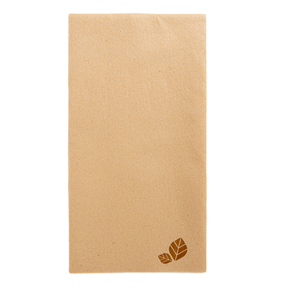 Serviette Soft voie sèche 40x40 cm NATUREL - carton de 750 unités