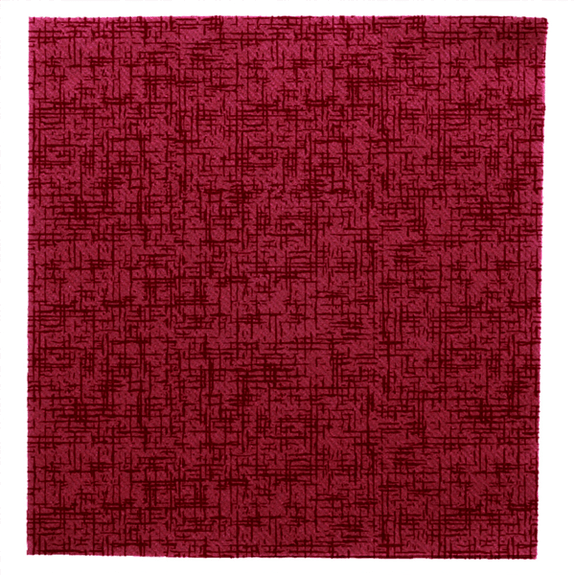 Serviette Soft voie sèche 20x20 cm Jazz BORDEAUX - carton de 3600 unités