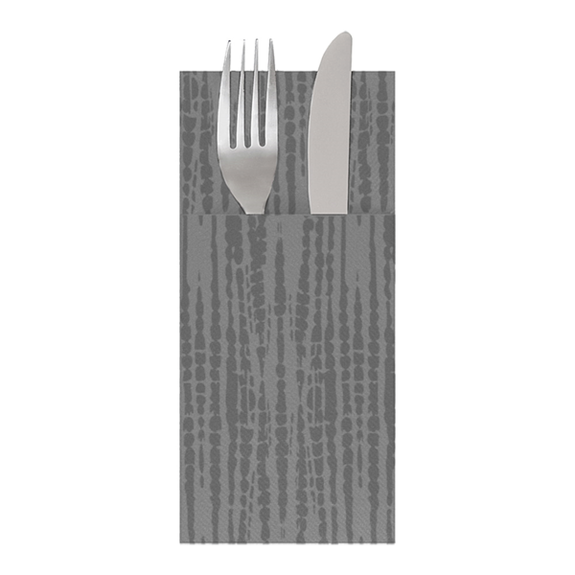 Serviette Soft kangourou 33x40cm Safari GRIS - Carton de 700 unités