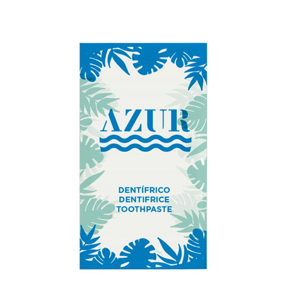 Dentifrice 3 ml en sachet individuel en papier Azur - Paquet de 500 unités