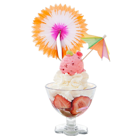 Coupe à dessert en polycarbonate 215 ml - pack de 36 unités