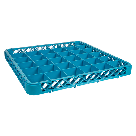 Rangement lave-vaisselle en PP bleu supplément pour base 36 compartiments de diamètre 7.3 cm