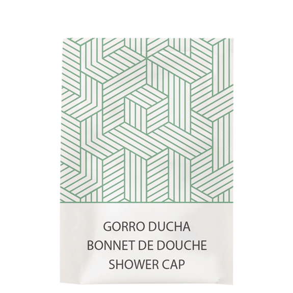 Bonnet de douche en sachet individuel en papier Therapy - Pack de 250 unités