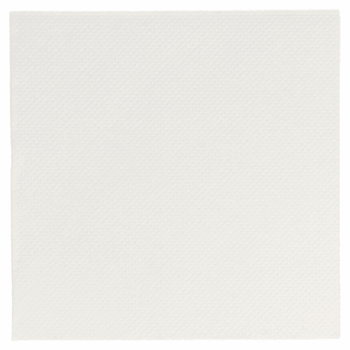Serviette Double Point® 20x20cm cocktail BLANCHE - 15 cartons de 2400 unités