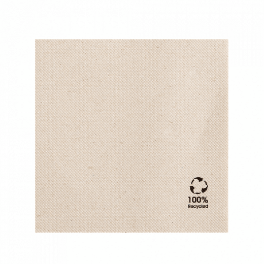 Serviette Double Point® 25x25cm Beige FEEL GREEN - 7 Cartons de 3000 unités La canopée