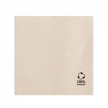 Serviette Double Point® 25x25cm Beige FEEL GREEN - 7 Cartons de 3000 unités La canopée