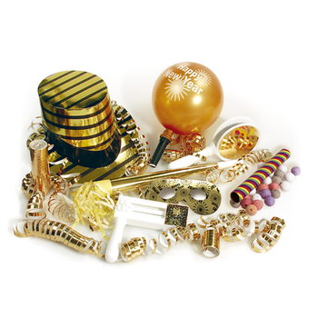 Assortiment luxe de cotillons Riviera pour 1 personne