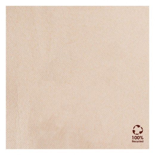 Serviette Double Point® 33x33cm Beige FEEL GREEN - 28 Cartons de 1200 unités