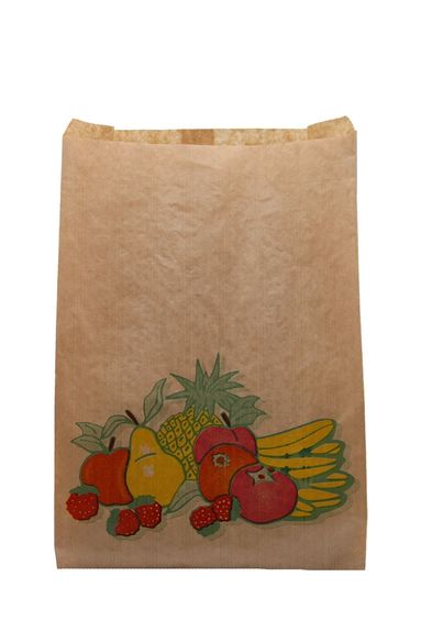 Sachets pour fruits et légumes Alios 2 Kg 20 + 6 x 31 cm - Carton de 1000 unités