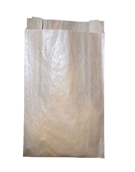 Sac à croissants Kraft 25 + 7 x 36 cm - carton de 1000 unités