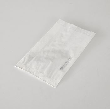 Sac à croissants Kraft blanc 12 + 5 x 20 cm - carton de 1000 unités
