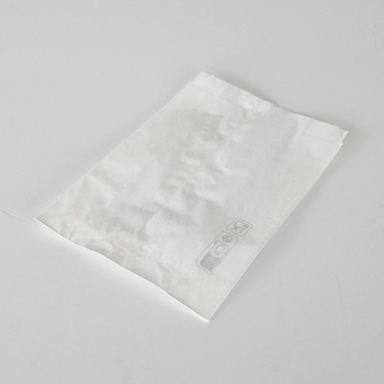 Sac à croissants Kraft blanc 14 + 6 x 20 cm - carton de 1000 unités