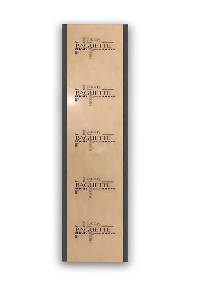 Sac à pain ou baguette Les mots 9 + 4 x 60 cm - carton de 1000 unités