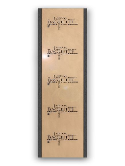 Sac à pain ou baguette Les mots 14 + 5 x 60 cm - carton de 1000 unités