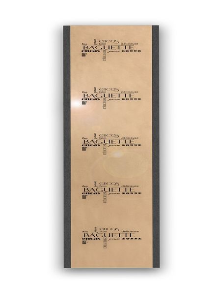 Sac à pain ou baguette Les mots 19 + 7 x 42 cm - carton de 1000 unités