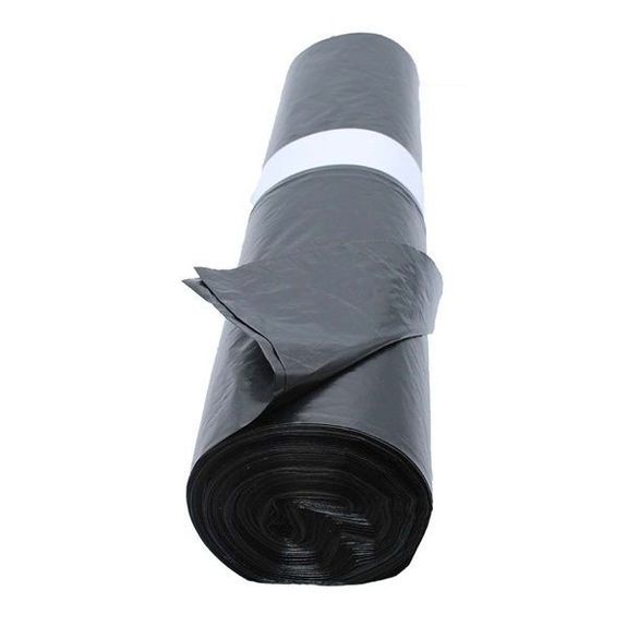 Sac poubelle noir 160 litres 60 x 15+15 x 108 cm - Carton de 100 unités
