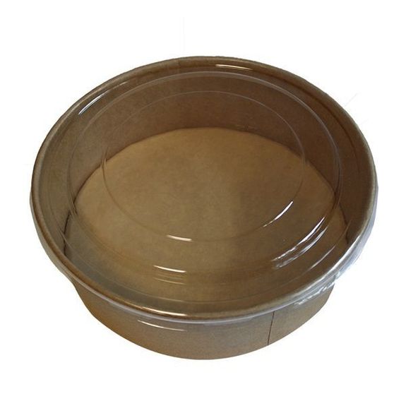 Boîte à salade en carton KRAFT 1300 ml - carton de 300 unités