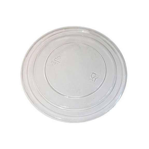 Couvercle en RPET transparent pour boîte à salade en carton 250 ml - carton de 500 unités